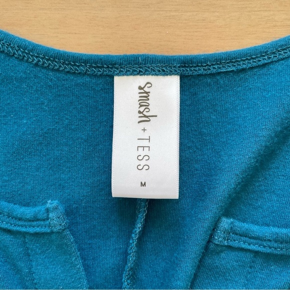 Smash + Tess Teal Monday Romper - Picture 6 of 10